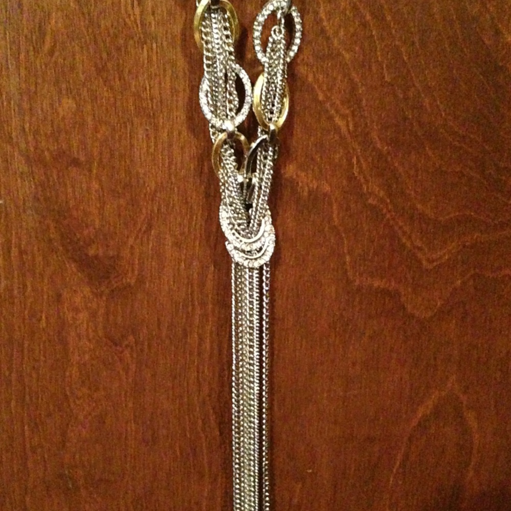 Armani Exchange silver and gold necklace!